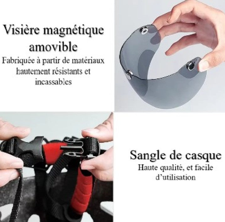 LumiRide Pro | Casque LED Sécurité