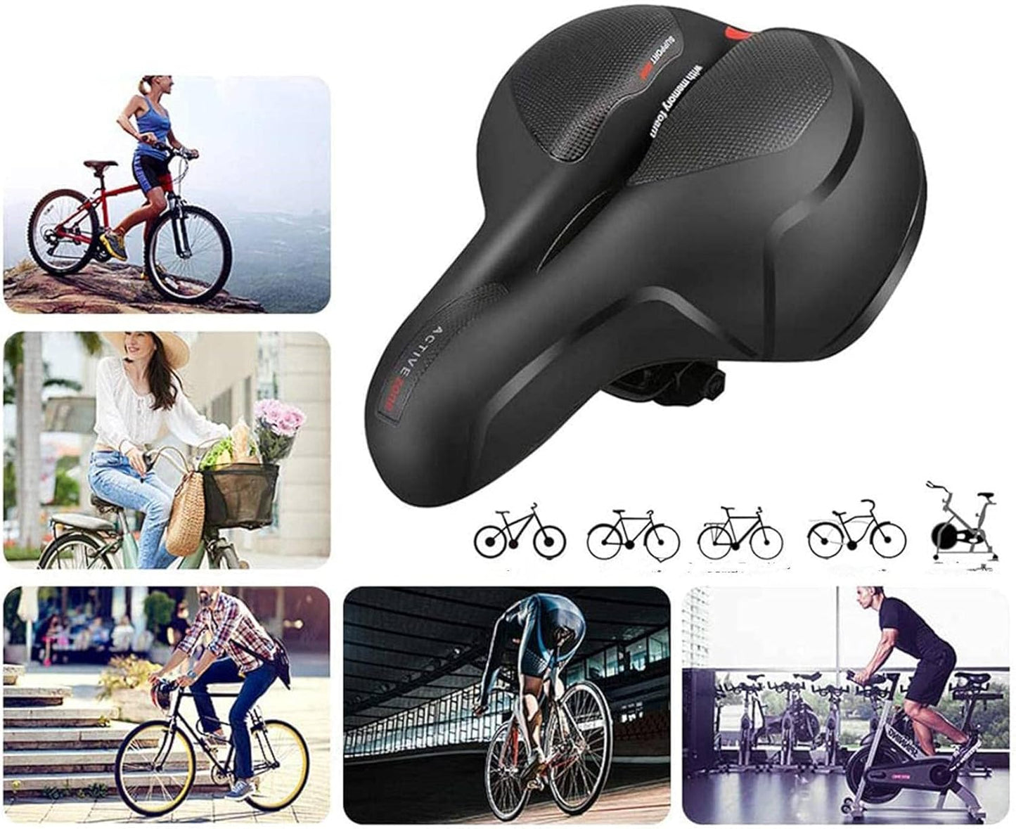 UltraConfort Air | Selle de Vélo Ergonomique