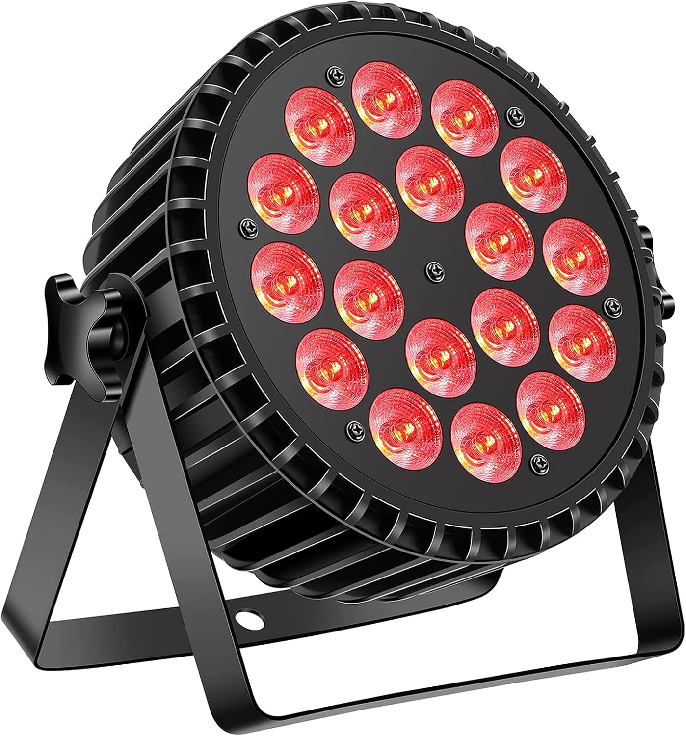 Disco Lumière LED Professionnelle DMX – Projecteur Scène DJ RGBWA+UV Haute Puissance