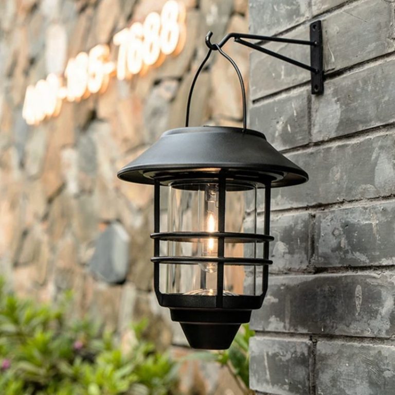 Lanterne Solaire Extérieure Flamme – Éclairage LED Décoratif Étanche