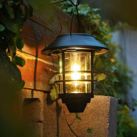 Lanterne Solaire Extérieure Flamme – Éclairage LED Décoratif Étanche