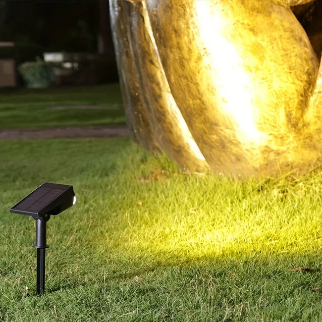 Lumière Solaire Jardin LED – Projecteur Extérieur Étanche Design