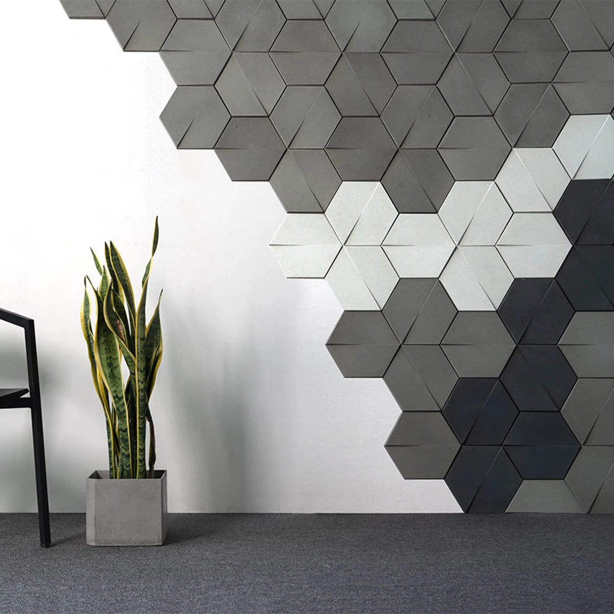 Panneaux Acoustiques Muraux Hexagonaux – Mousse Absorbante Auto-Adhésive, Lot de 12