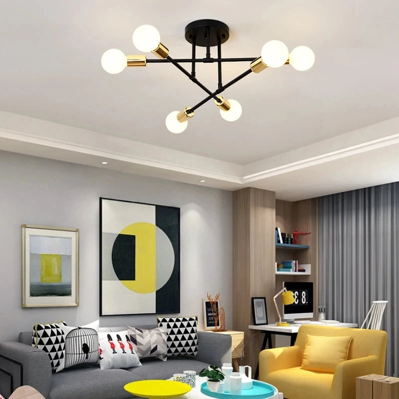 Lustre Moderne LED Minimaliste – Plafonnier Design pour Salon et Chambre