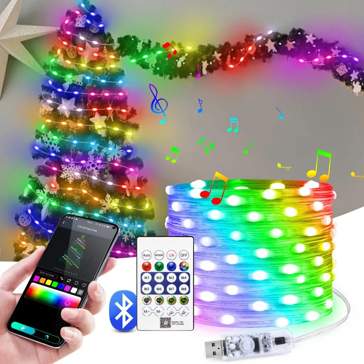 Guirlande LED Festive Bluetooth