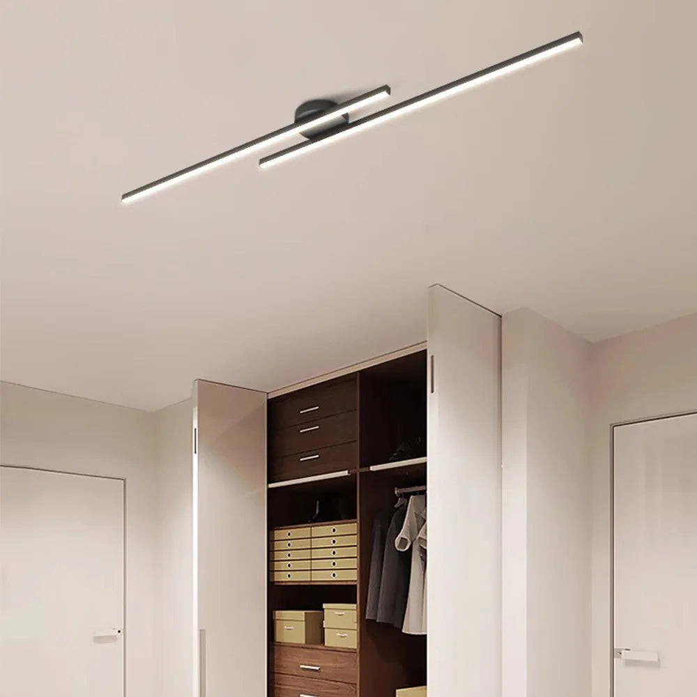 Plafonnier Luminaire LED Moderne - Design Minimaliste en Aluminium