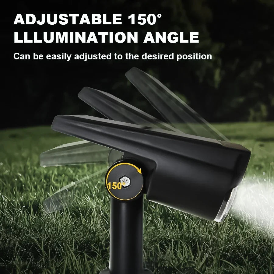 Lumière Solaire Jardin LED – Projecteur Extérieur Étanche Design