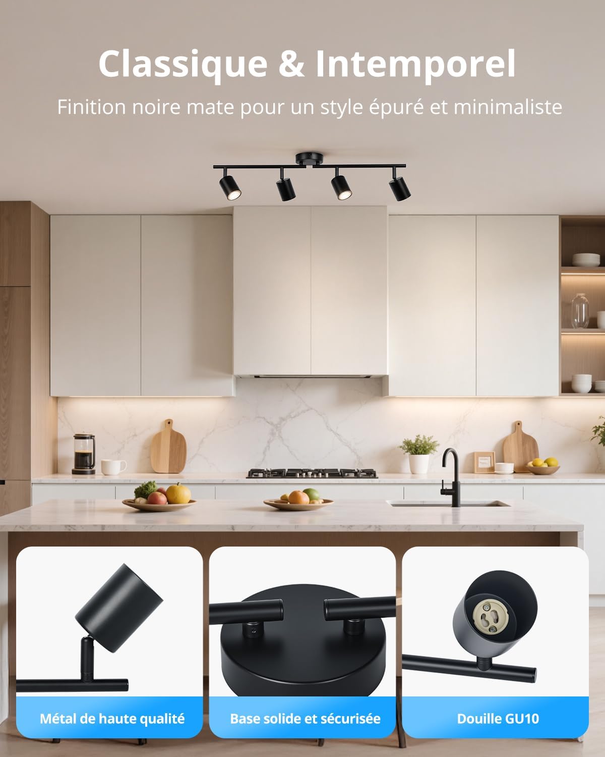 Spot LED Plafond Orientable – Éclairage Moderne Design pour Intérieur