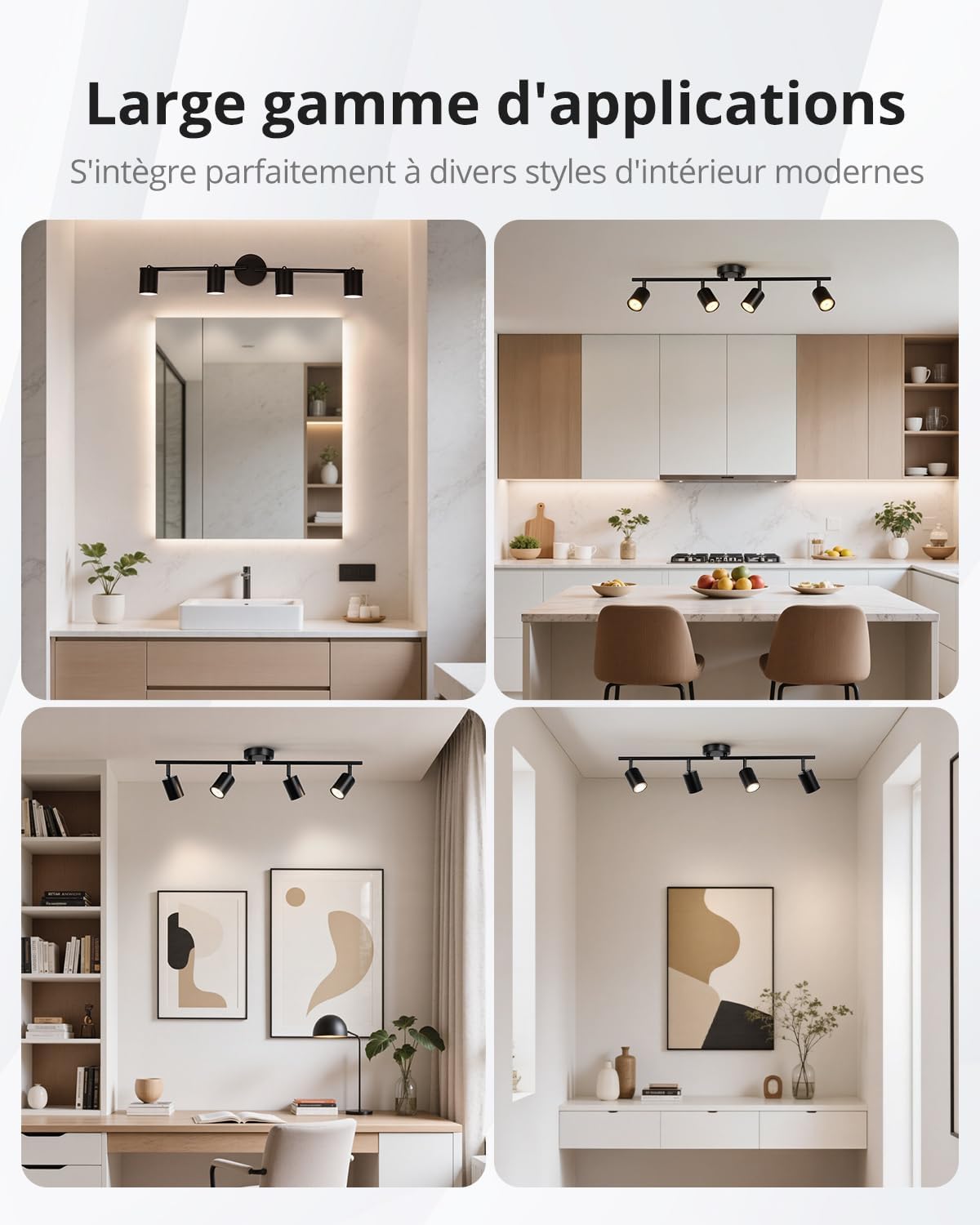 Spot LED Plafond Orientable – Éclairage Moderne Design pour Intérieur