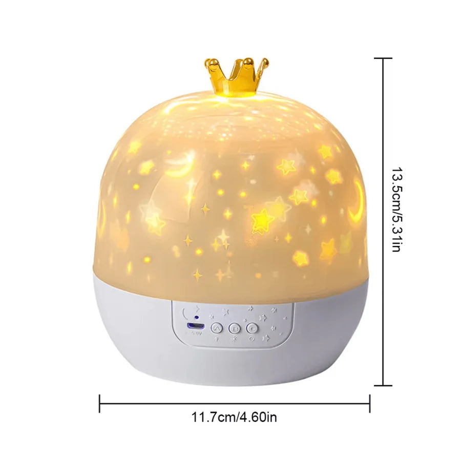 Veilleuse Bébé Projection Galaxy – Projecteur Étoilé Rotatif