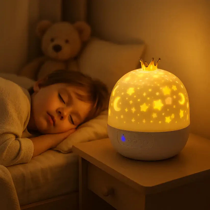 Veilleuse Bébé Projection Galaxy – Projecteur Étoilé Rotatif