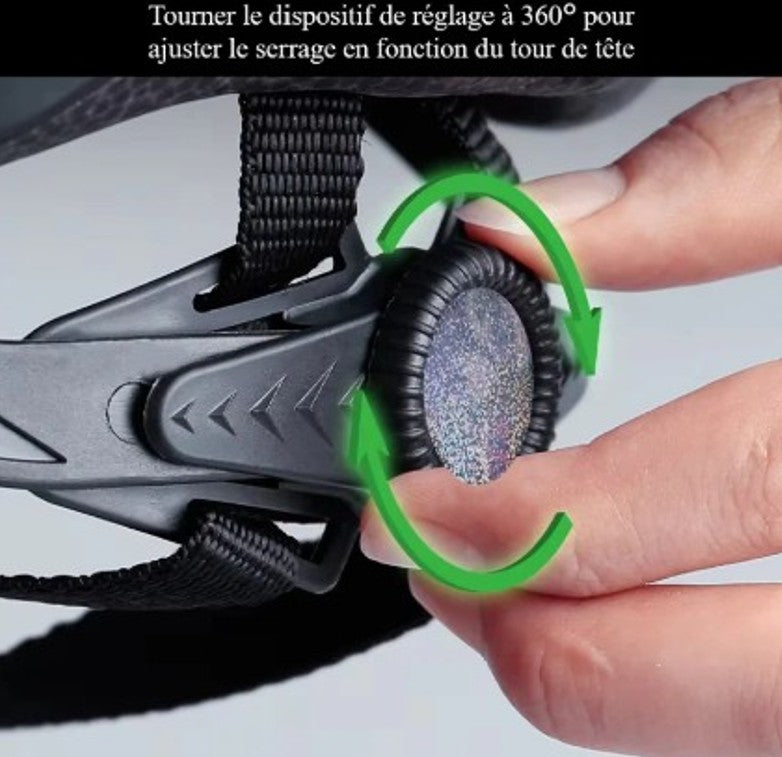 LumiRide Pro | Casque LED Sécurité
