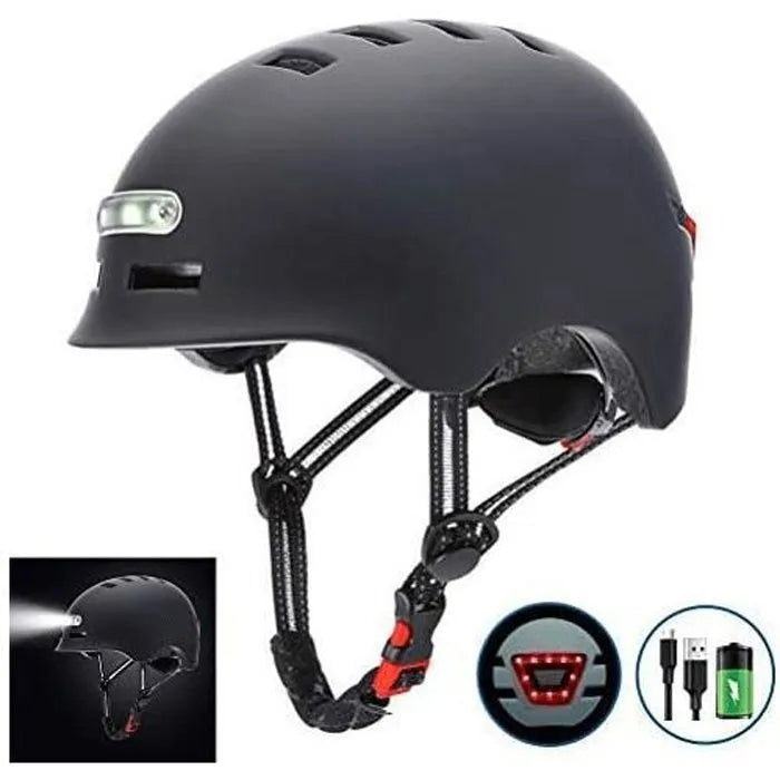 LumiRide Vision Plus| Casque LED Haute Sécurité