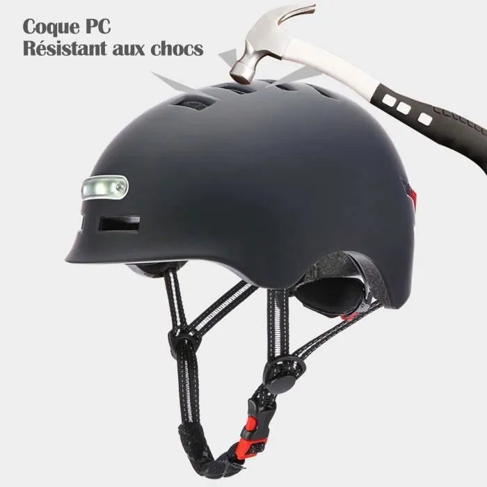 LumiRide Vision Plus| Casque LED Haute Sécurité