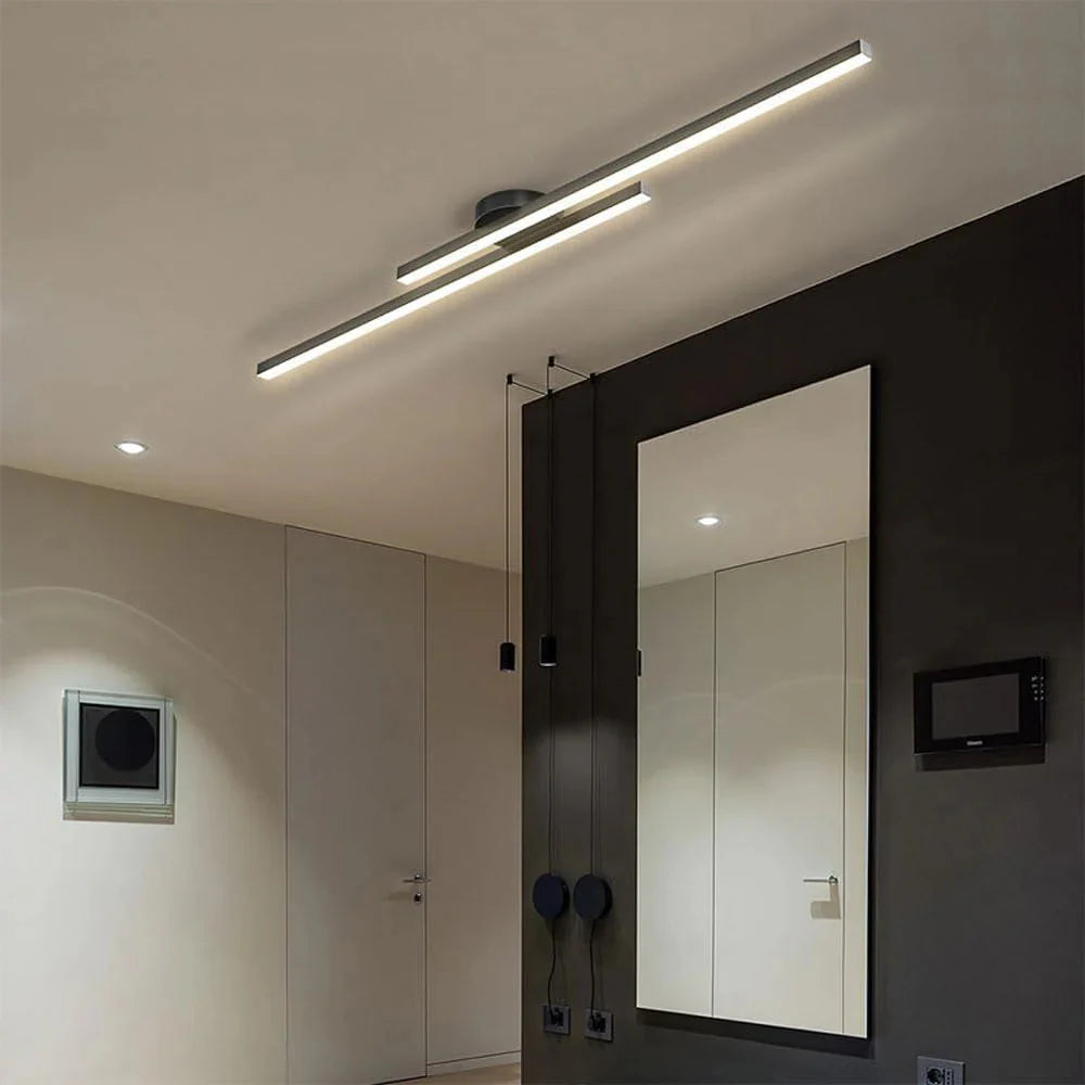 Plafonnier Luminaire LED Moderne - Design Minimaliste en Aluminium