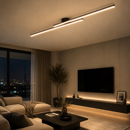Plafonnier Luminaire LED Moderne - Design Minimaliste en Aluminium