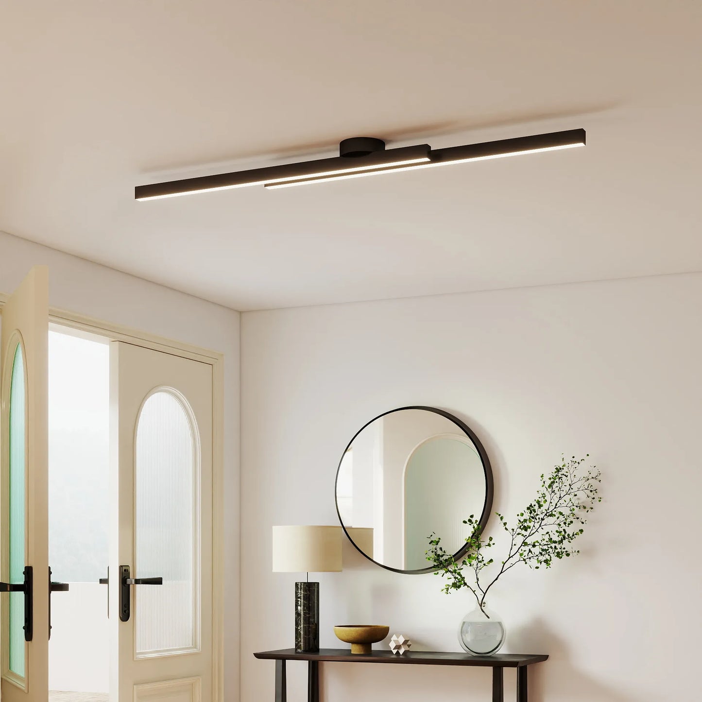 Plafonnier Luminaire LED Moderne - Design Minimaliste en Aluminium